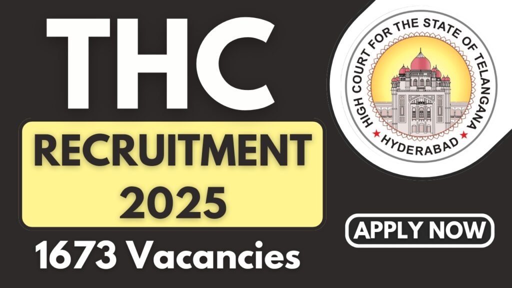 Telangana High Court Recruitment 2025