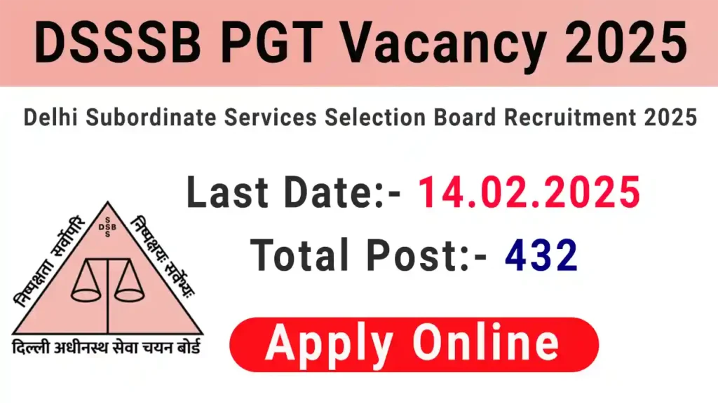 dsssb-pgt-vacancy-2025